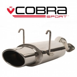 HN12 Cobra Sport Honda Civic Type R (EP3) 2000-06 Rear Box with Oval Tailpipe, Cobra Sport, HN12